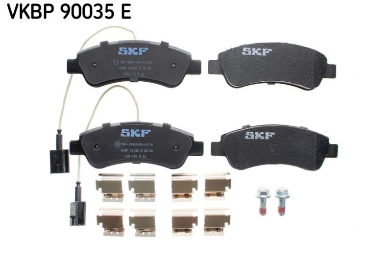Image of SKF Brake pad set SKF VKBP 90035 E