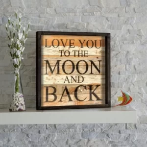 Image of KZM240 Brown Light Brown Decorative Framed MDF Painting