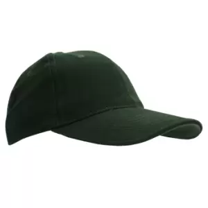 Image of SOLS Unisex Buffalo 6 Panel Baseball Cap (ONE) (Bottle Green)