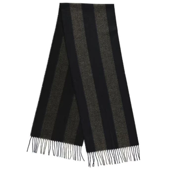 Image of Howick Cashmink Check Scarf - PLAIN NAVY