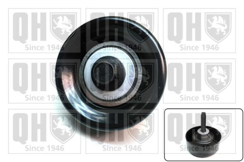Image of QUINTON HAZELL Deflection / guide pulley, V-ribbed belt QUINTON HAZELL QTA1324