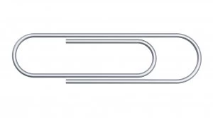 Image of Value 32mm Large Plain Paperclips Tub of 250