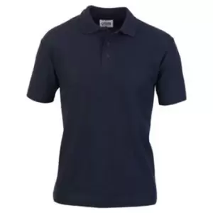 image of Casual Classic Mens Pique Polo (M) (Navy)