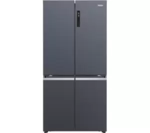 image of Haier HCR5919ENMB Frost Free American Style Fridge Freezer