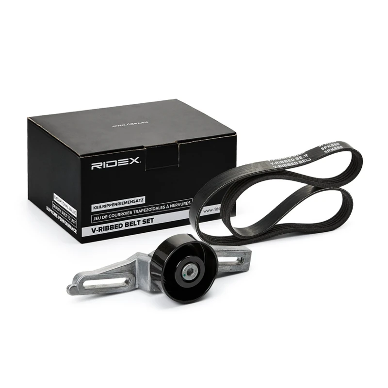 Image of RIDEX 542R0284 V-ribbed belt set V-Ribbed Belt Set (542)