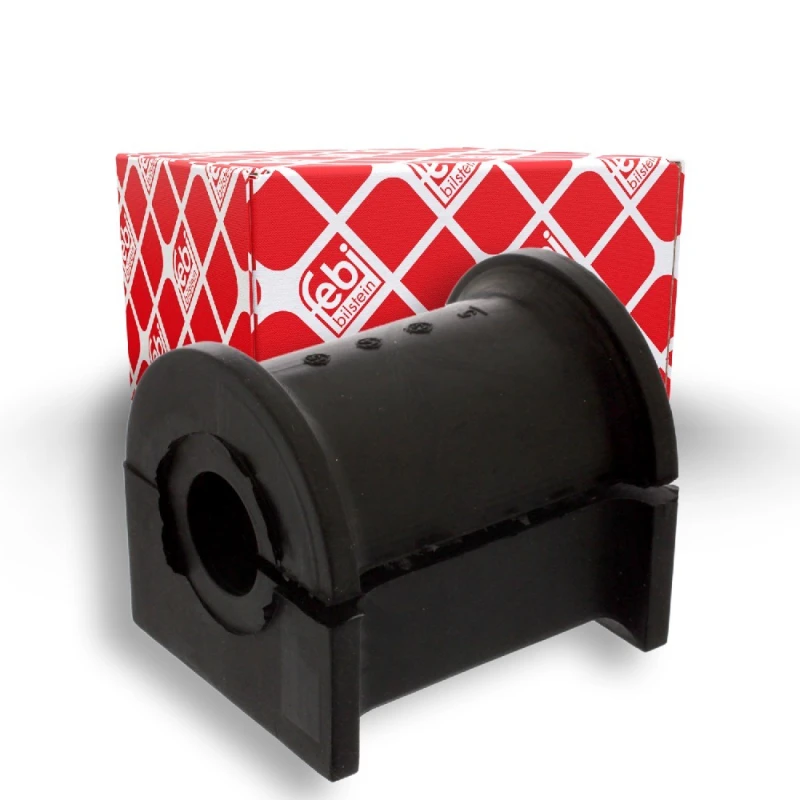 Image of FEBI BILSTEIN 40033 Stabilizer Bushes Rear Axle, Rubber Rubber Anti-roll Bar Bush Kit (1334)