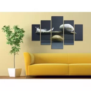Image of ST100 Multicolor Decorative MDF Painting (5 Pieces)