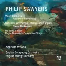 Image of Philip Sawyers: Violin Concerto/Concerto for Trumpet /...