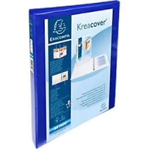 Image of Krea Ring Binder PP 4D Rings 15mm, S38mm, A4+, Blue, Pack of 10