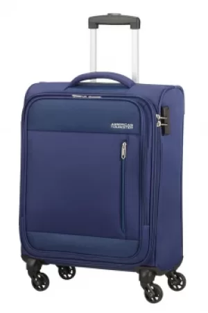 image of American Tourister Heat Wave Spinner Blue Suitcase