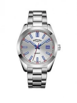 image of Rotary Rotary Henley Silver Dial Stainless Steel Bracelet Watch