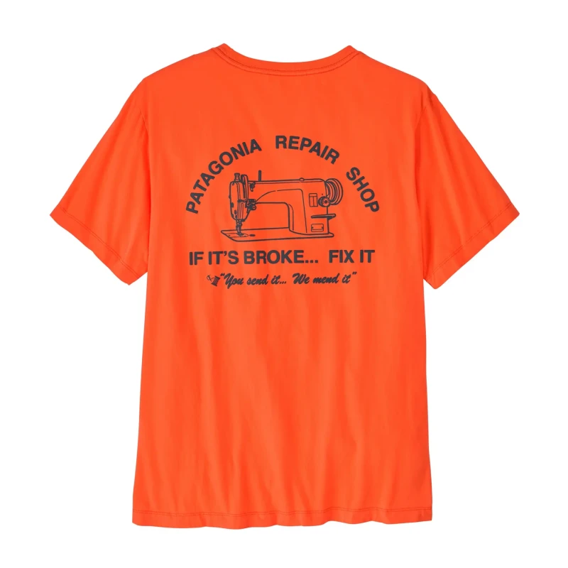 Image of T-Shirt Patagonia Repair Shop Orange Male S