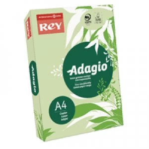 image of Adagio BRight Green A4 Coloured Card 160gsm Pack of 250 201.1212