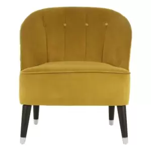 Image of Dijon Velvet Doucet Curve Chair