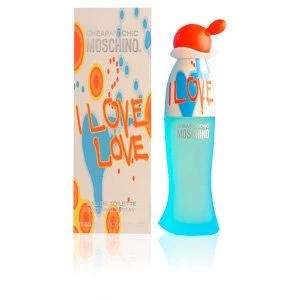 image of Moschino Cheap & Chic I Love Love Eau de Toilette For Her 50ml