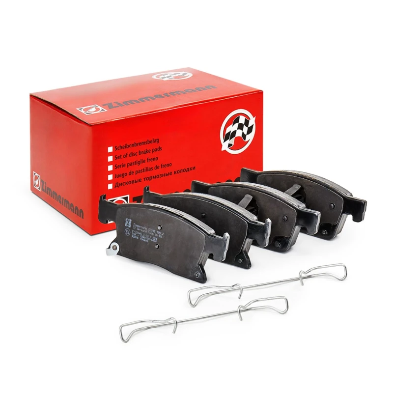 Image of ZIMMERMANN Brake pad set ZIMMERMANN 22345.195.2