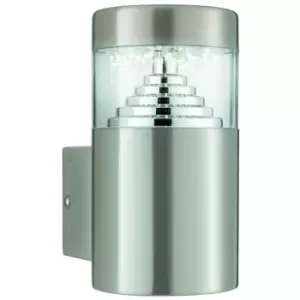 image of Searchlight Brooklyn - LED Outdoor Wall Light Stainless Steel IP44