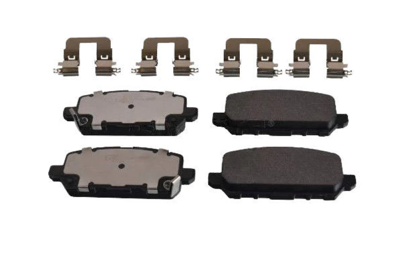 Image of SWAG 33 10 6345 Brake pad set Rear Axle, with acoustic wear warning, with anti-squeak plate Brake Pad Set,disc brake (402)