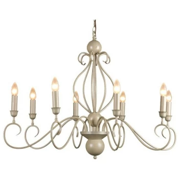 image of Linea Verdace Lighting - Linea Verdace Principesa Multi Arm Chandeliers Ivory