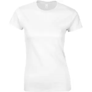 Image of Gildan Ladies Soft Style Short Sleeve T-Shirt (2XL) (White)