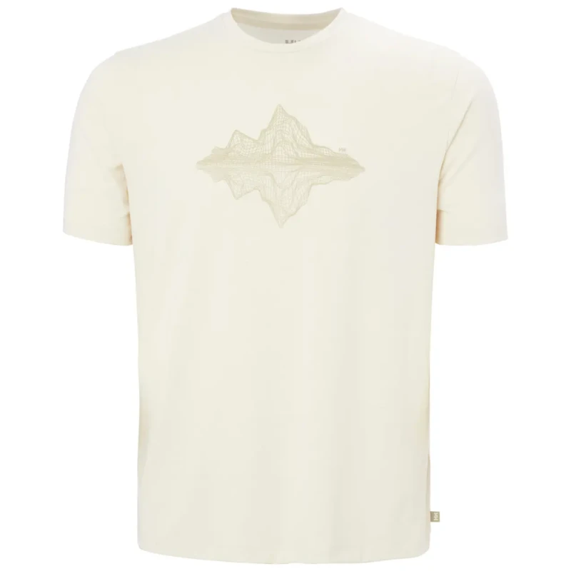 Image of T-Shirt Helly Hansen Skog Graphic Beige Male XL