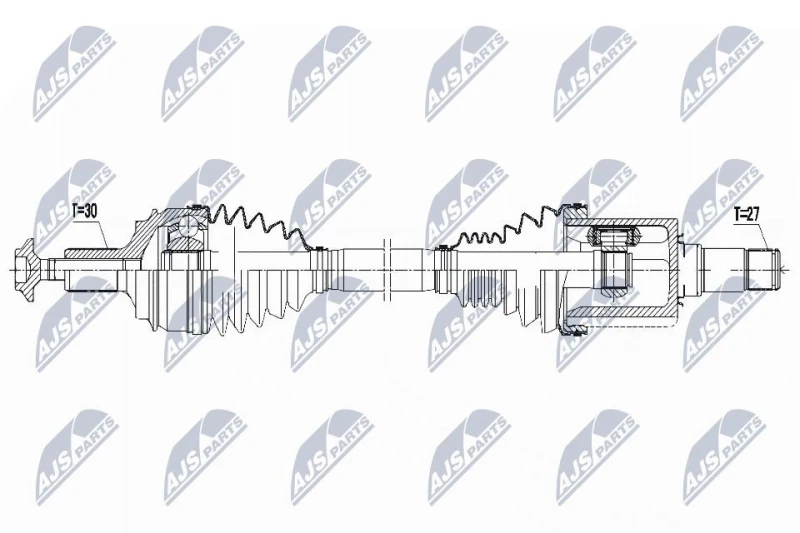 Image of NTY Drive shaft NTY NPW-ME-076