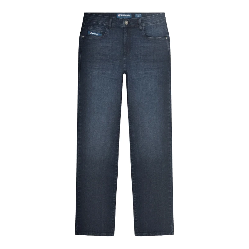 Image of Lambretta Lambretta Men Chester Straight Jeans in Dark Navy Size: 34R Dark Navy 34R Male 5063750941448