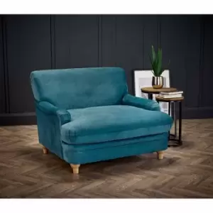 image of LPD Plumpton Chair Peacock Blue