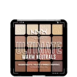 image of NYX Professional Makeup Ultimate Shadow Palette Vegan 16-Pan - Warm Neutrals