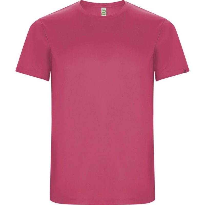 Image of ROLY Imola Short-Sleeved Sports T-Shirt in Pink Size: 4 Years Pink Unisex 4 Years