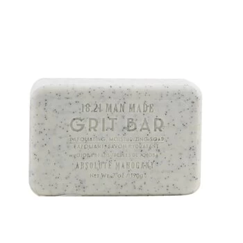 image of 18.21 Man MadeGrit Bar - Exfoliating, Moisturizing Soap - # Absolute Mahogany 198g/7oz