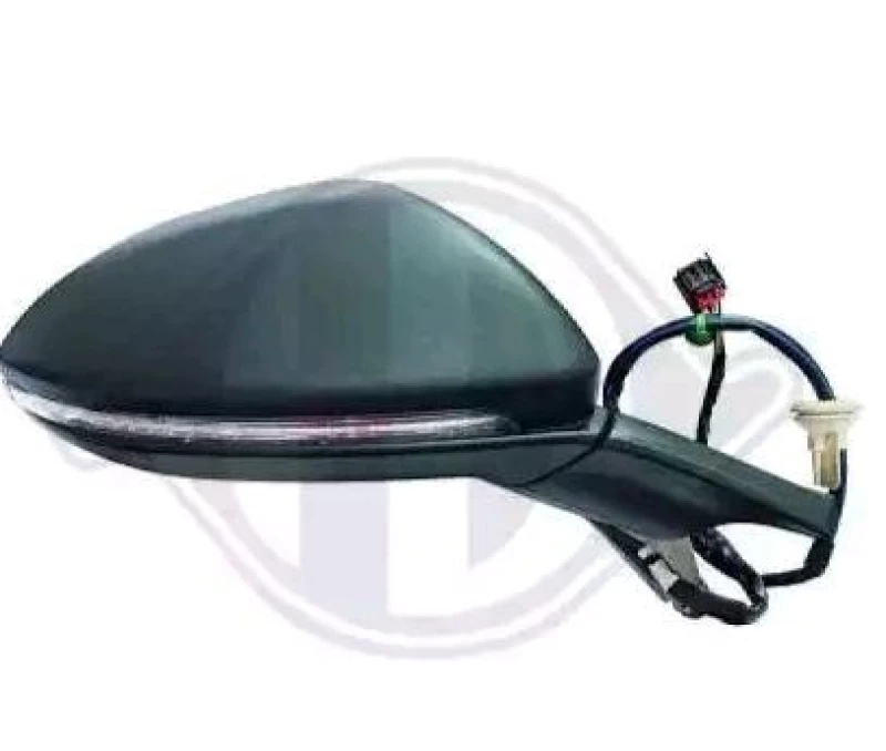 Image of DIEDERICHS 2216225 Wing mirror Left, Heatable, Grained Outside Mirror (50)