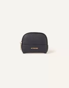 Image of Accessorize Womens Soft Crescent Coin Purse Blue, Size: L 9cm x W 10 cm