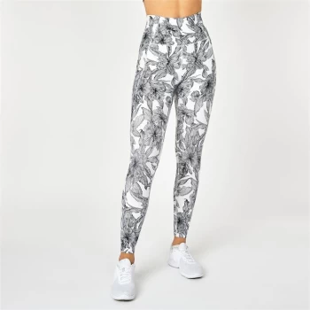 image of USA Pro High Rise Leggings Womens - Linear Floral