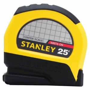 Image of Stanley Tools Stanley Leverlock Tape Measure 8m/26ft