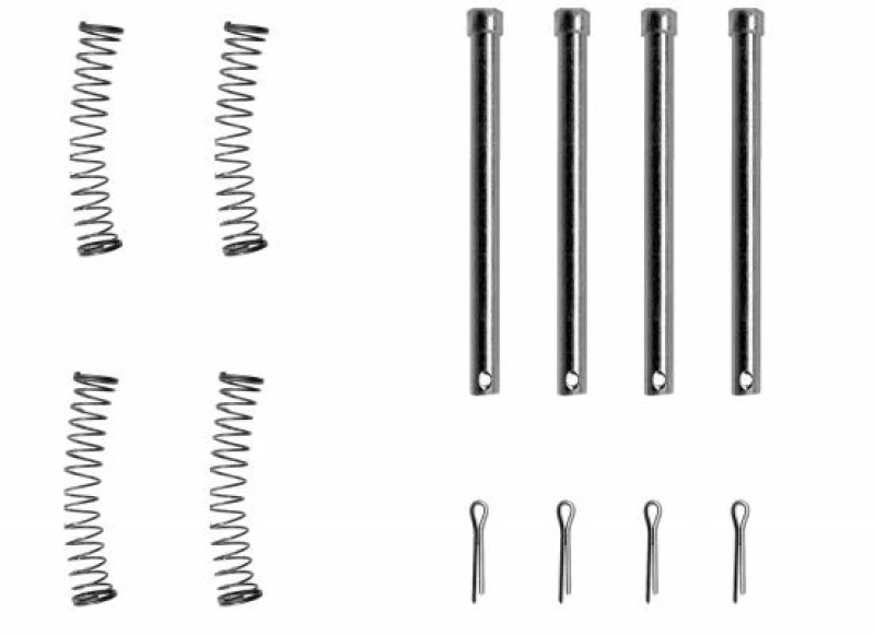 Image of TEXTAR 82545000 Accessory Kit, disc brake pads Accessory Kit,disc brake pads (1164)
