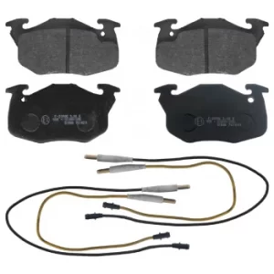 Image of Brake Pad set 16291 by Febi Bilstein Front Axle