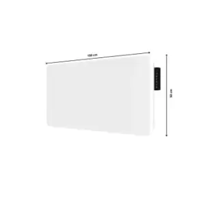 Image of Out & Out Original Zora - Convector Panel Heater 2000W With WiFi - Deluxe