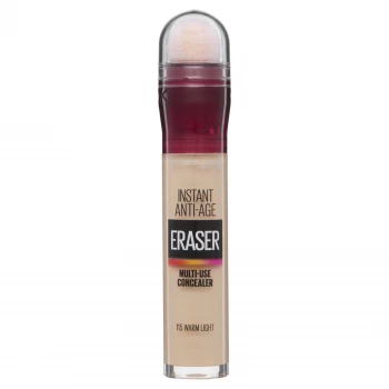 image of Maybelline Instant Anti Age Eraser Concealer 6.8ml (Various Shades) - 115 Warm Light