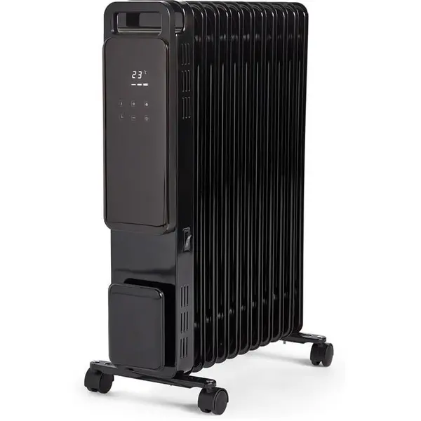 image of VonHaus 11 Fin 2500W Digital Oil Filled Radiator - Black One Size