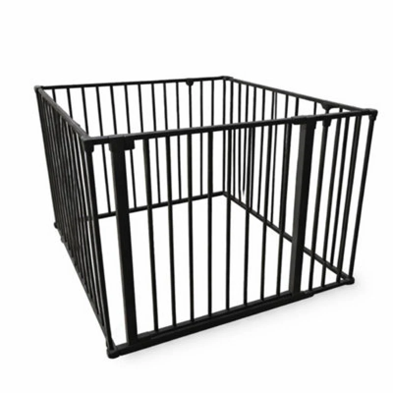 Image of Safetots Premium Multi Panel Play Den, 92Cm X 92Cm, Black, 70Cm High