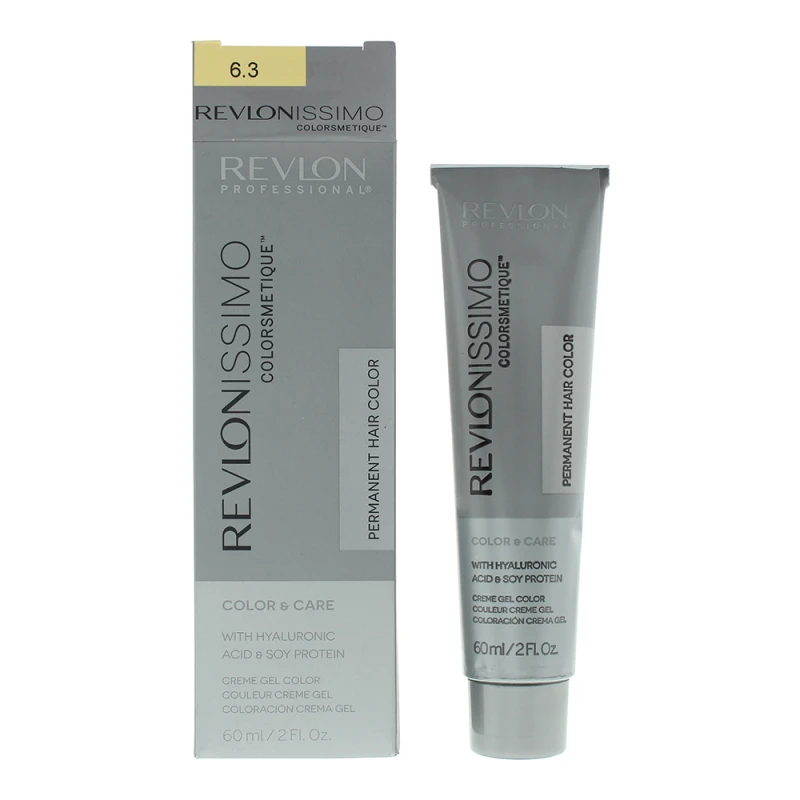 Image of Revlon Revlonissimo Colorsmetique 6.3 Dark Golden Blonde Hair Colour 60ml