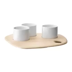 image of LSA Grazing Bowl Serving Board - White