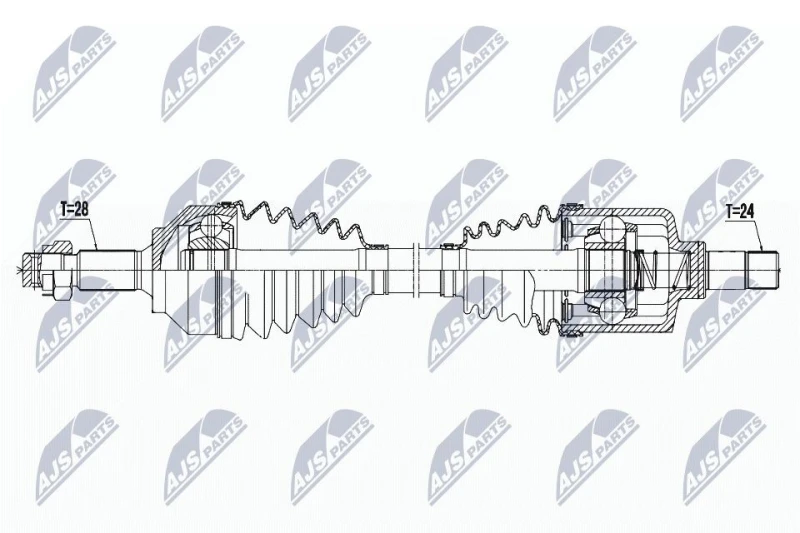 Image of NTY Drive shaft NTY NPW-PE-027