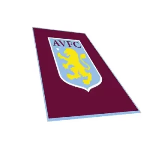 Image of Aston Villa Crest Rug