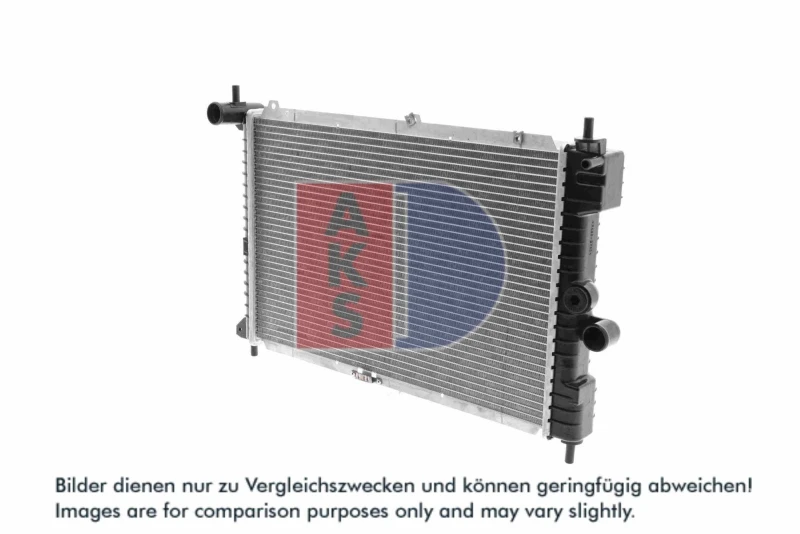 Image of AKS DASIS 150026N Engine radiator Aluminium, Brazed cooling fins Radiator,engine cooling (470)