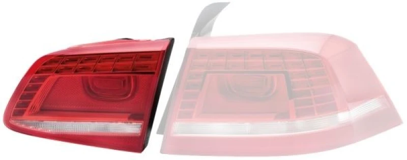 Image of HELLA 2SB 010 745-061 Rear light Inner Section, with bulb holder, Right, LED Combination Rearlight (391)