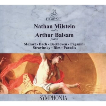 Image of Nathan Milstein - Nathan Milstein/Arthur Balsam: Mozart/Bach/Beethoven/Paganini/... CD