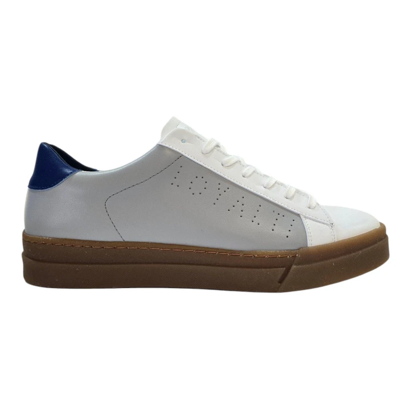 Image of Loyalti Mens Levia Low-Top Trainers Grey/White/Navy male 7 (41)