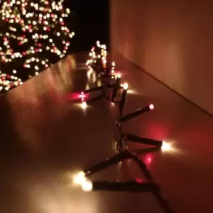 Image of Samuel Alexander - 1500 LED 37.5m Premier TreeBrights Indoor Outdoor Christmas Multi Function Mains Operated String Lights with Timer in Red &